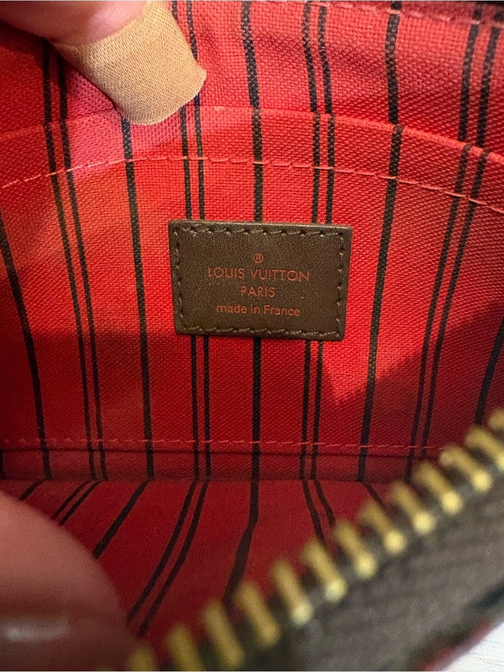 Authentic Louis Vuitton Neverfull MM with PM pouch - Picture 11 of 16